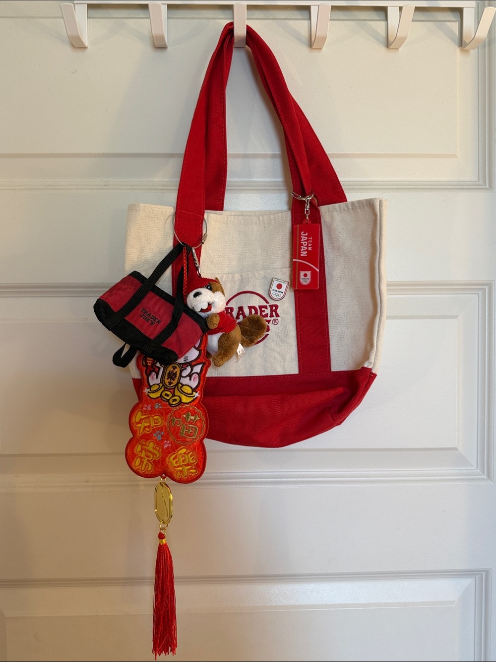 Trader Joe’s Mini Tote with Bag Charms
